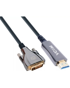Кабель интерфейсный D3741D-15.0 активный оптический HDMI (M)-->DVI(24+1)M 15м Vcom