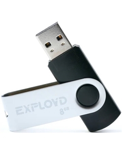 Накопитель USB 2.0 8GB EX008GB530-B 530  чёрный Exployd