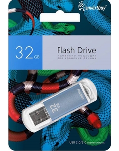 Накопитель USB 2.0 32GB SB32GBVCBSN Blue Snake Edition Smartbuy