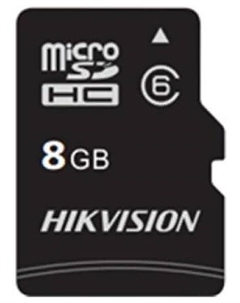 Карта памяти 8GB HS-TF-C1(STD)/8G/ZAZ01X00/OD microSDHC (без SD адаптера) 90/12MB/s Hikvision