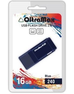 Накопитель USB 2.0 16GB OM-16GB-240-Blue 240 синий Oltramax