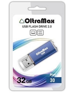 Накопитель USB 2.0 32GB OM032GB30-Bl 30, синий Oltramax