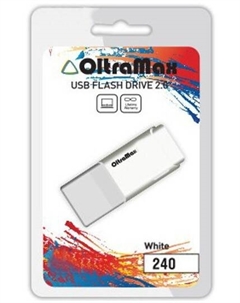 Накопитель USB 2.0 64GB OM-64GB-240-White 240 белый Oltramax