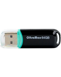 Накопитель USB 2.0 64GB OM-64GB-230-Black 230 чёрный Oltramax