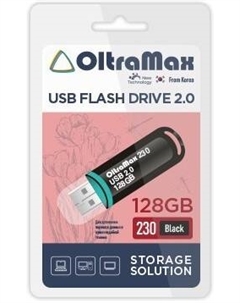Накопитель USB 2.0 128GB OM-128GB-230-Black 230 чёрный Oltramax