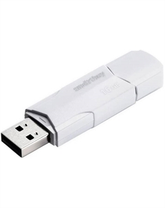 Накопитель USB 2.0 16GB SB16GBCLU-W Clue, белый Smartbuy
