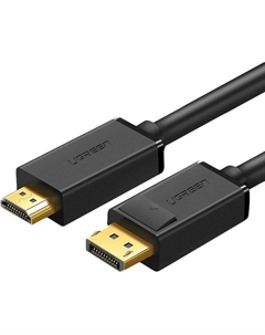 Кабель интерфейсный DP101 10204 DP(M)/HDMI(M), 5м, черный Ugreen