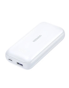 Аккумулятор внешний UGREEN PB501 25189_ 10000mAh Mini Quick Charging 30W Power Bank 30W с цифровым экраном. Цвет: белый Ugreen