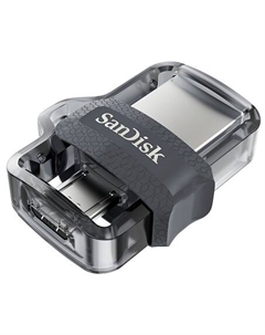 Накопитель USB 3.0 16GB Ultra Dual SDDD3-016G-G46 черный Sandisk