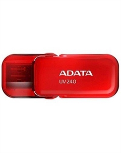 Накопитель USB 2.0 64GB AUV240-64G-RRD UV240, красный Adata