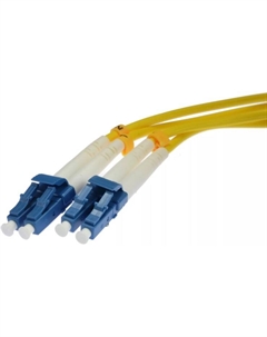 Кабель патч-корд волоконно-оптический DR-220045 LC-LC, дуплекс (duplex), OS2, нг(А)-HF, желтый, 5,0 м Datarex