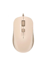 Мышь Fstyler FM26S бежевая/коричневая, оптическая, 1600dpi, silent, USB, 4but (1971705) A4tech