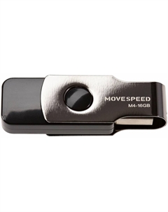Накопитель USB 2.0 16GB M4-16G М4 черный Move speed