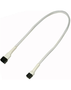 Удлинитель NX3PV60W кабеля вентилятора 3-pin, 60 см, белый Nanoxia