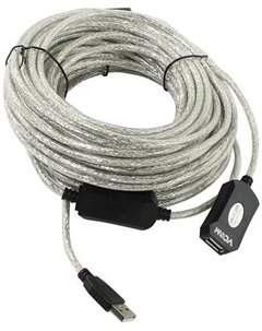 Кабель-адаптер VUS7049-20M USB2.0-repeater, удлинительный активный Af> 20м Vcom