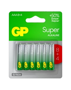 Батарейка Batteries Super G TECH 1,5 В LR6 АА 12шт Gp