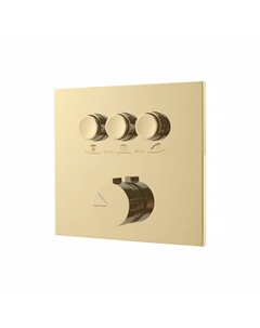 Встраиваемый смеситель для душа VSCV-431BG4 брашированное золото Vincea