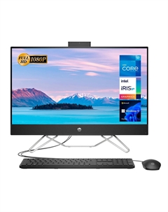 Моноблок HP All-in-One, 27" FHD, 16Гб/1Тб, Core i7-1255U, Intel Iris Xe, черный, английская клавиатура Hp