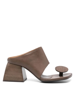 Мюли Stone 70, коричневый Uma wang