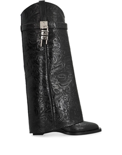 60 мм ковбойские сапоги Shark Lock, черный Givenchy