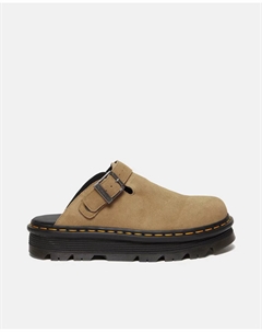 Повседневные сабо на платформе Zebzag из замши, бежевый Dr. martens