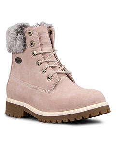 Ботинки Convoy на меху со шнуровкой, розовый Lugz