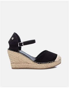 Женские эспадрильи на танкетке с застежкой на пряжке, чёрный Xti
