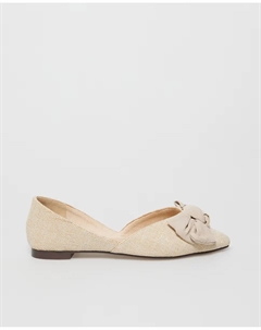 Балетки женские, бежевый Сфера