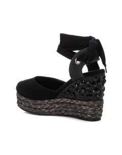 Женские эспадрильи на танкетке с застежкой на ленту, чёрный Xti