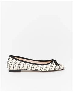 Фантазия балетки из рафии, чёрный Сфера