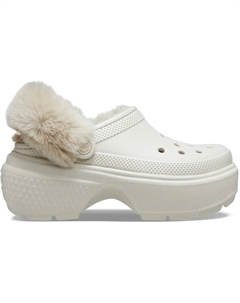 Сабо унисекс с подкладкой Stomp Сабо, серый Crocs