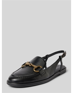 Туфли-лоферы с пряжкой-трензелем, черный Marc o'polo