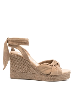 Замшевые эспадрильи на танкетке Manebi, нейтральный