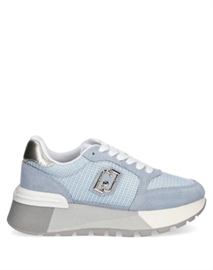 Кроссовки на сетчатой платформе, синий Liu jo