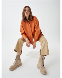 Женские ботинки на толстой подошве со шнуровкой Lcw steps