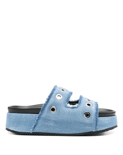 Шлепанцы из денима, синий Inuikii