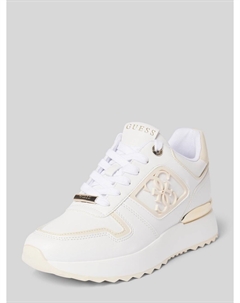 Кроссовки с аппликацией на этикетке, модель «KOYAA», кремовый Guess