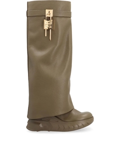 Байкерские ботинки Shark Lock, коричневый Givenchy