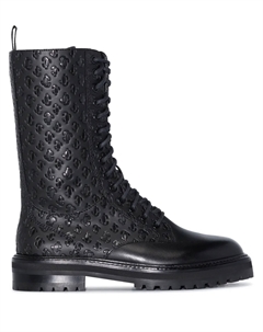 Ботинки Cora с тисненым логотипом, черный Jimmy choo