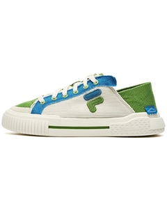 Женские кеды Wallride с низким верхом, белые/зеленые Fila fusion