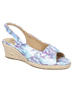 Эспадрильи Devlin на танкетке, синий Easy street