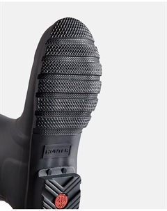 Оригинальные женские сапоги от дождя с матовой отделкой и боковыми пряжками, тёмно-синий Hunter