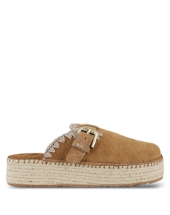 Замшевые слиперы, нейтральный Mou