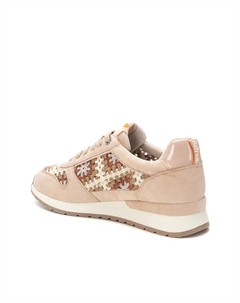 Женские кроссовки на шнуровке, бежевый Refresh