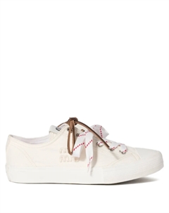 Кроссовки из выстиранного денима, нейтральный Miu miu