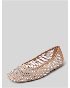 Балетки с отделкой стразами по всей поверхности, модель «AUDEN», песочный Steve madden