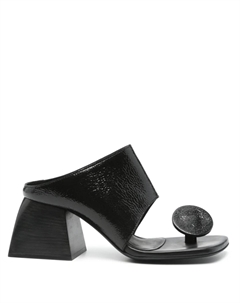 70мм каменные мюли, черный Uma wang