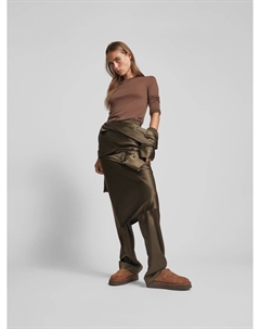 Тапочки из натуральной кожи, темно-коричневый Copenhagen