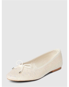 Балетки с декоративными камнями, модель 'BLOSSOMS-P', кремовый Steve madden