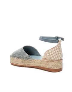 Женские эспадрильи на платформе с застежкой на пряжке, синий Refresh